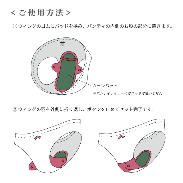 布ナプキン/スターターセット/天然染め