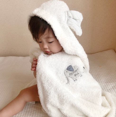 kontex フード付きバスタオル/フラッフィー/メーカー取り寄せ(1週間以内に入荷)