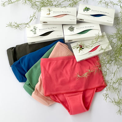 腹巻き付きショーツ/Botanical Warm Wear 遠赤外線