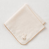 Amorosa mamma ガーゼハンカチ【手編みモチーフ】／くま・うさぎ