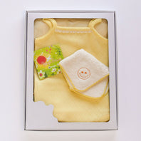 yuga ベビーキャミソール＋ハンカチの箱入り２点セット