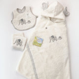 kontex フード付きバスタオル＋スタイ+ハンカチの箱入り3点セット／フラッフィー／メーカー取り寄せ（1週間以内に入荷）