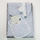 kontex フード付きバスタオル＋スタイの箱入り2点セット／ナチュラルドット／メーカー取り寄せ（1週間以内に入荷）