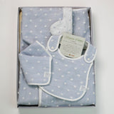 kontex フード付きバスタオル＋スタイ+ハンカチの箱入り3点セット／ナチュラルドット／メーカー取り寄せ（1週間以内に入荷）