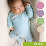 yuga 足つきガーゼロンパース