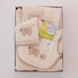 kontex フード付きバスタオル＋スタイ+ハンカチの箱入り3点セット／フラッフィー／メーカー取り寄せ（1週間以内に入荷）