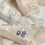 kontex フード付きバスタオル＋ハンカチの箱入り2点セット／フラッフィー／メーカー取り寄せ（1週間以内に入荷）