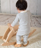 yuga ボーダー・ロンパース