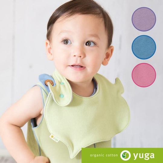 yuga 葉っぱのスタイ／リバーシブル