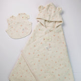 kontex フード付きバスタオル＋スタイの箱入り2点セット／ミュール／メーカー取り寄せ（1週間以内に入荷）