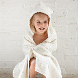 kontex フード付きバスタオル＋スタイの箱入り2点セット／ミュール／メーカー取り寄せ（1週間以内に入荷）